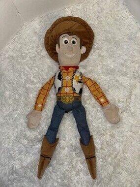 Disney Store Woody Plush Doll Pixar Toy Story 4 18.5"
